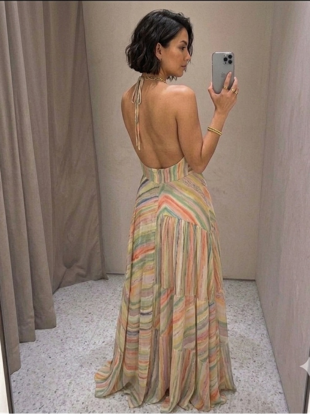 Colorful Party Dress - Picture 2 of 4